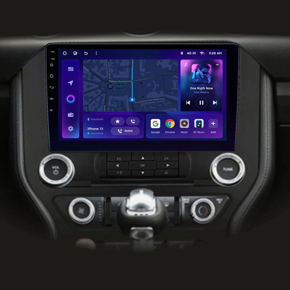 Navigatie Auto MOSS M2 Ford Mustang 6 2015-2023 4+64GB 9" IPS Octa-core 1.6Ghz, Android 4G Bluetooth 5.1 DSP [2]