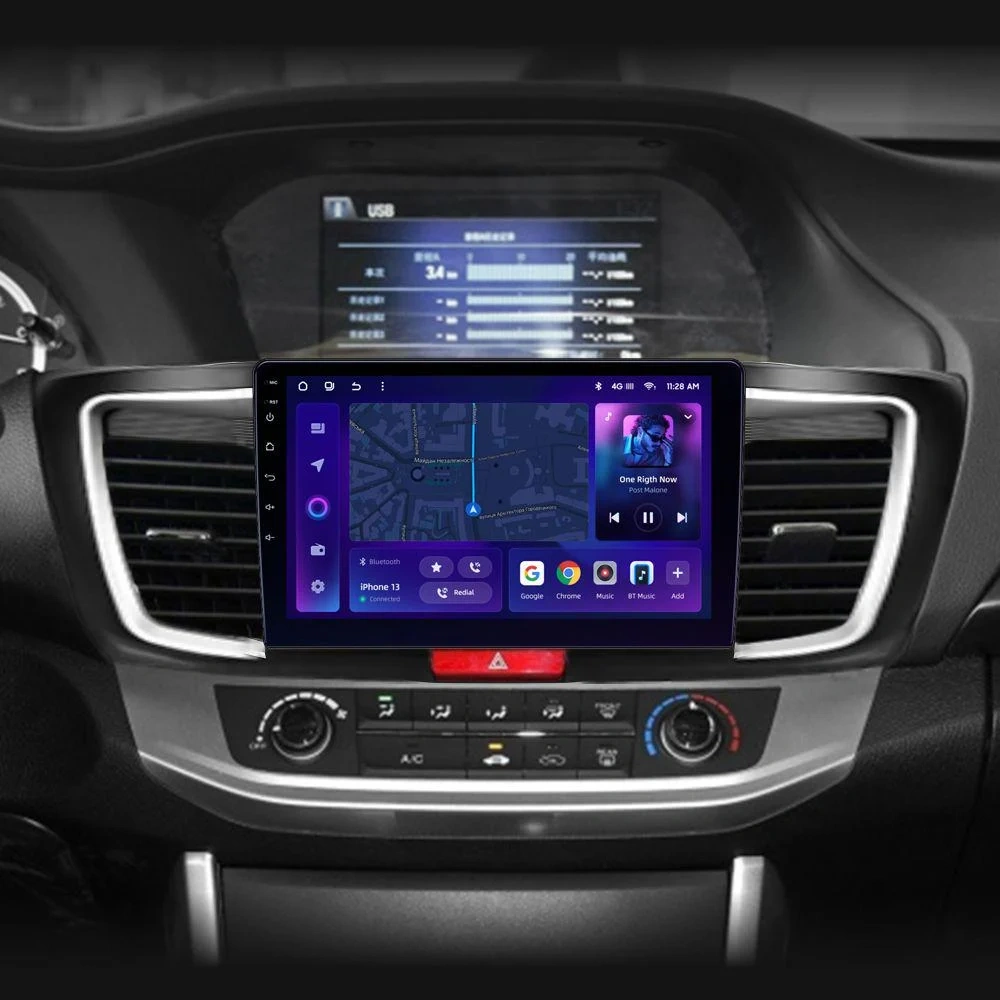Navigatie Auto MOSS M2 Honda Accord 9 2012-2018 4+64GB 10" IPS Octa-core 1.6Ghz, Android 4G Bluetooth 5.1 DSP [2]