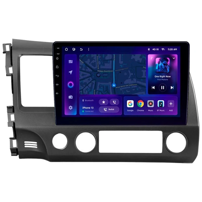 Navigatie Auto MOSS M2 Honda Civic 8 2005-2012 4+32GB 10" IPS Octa-core 1.6Ghz, Android 4G Bluetooth 5.1 DSP [1]