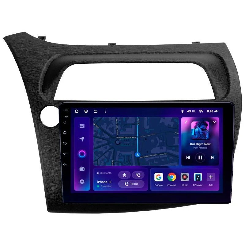 Navigatie Auto MOSS M2 Honda Civic 8 2005-2012 4+32GB 9" IPS Octa-core 1.6Ghz, Android 4G Bluetooth 5.1 DSP [1]