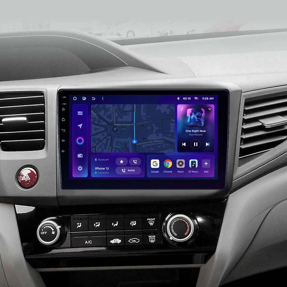 Navigatie Auto MOSS M2 Honda Civic 9 2011-2017 4+64GB 9" IPS Octa-core 1.6Ghz, Android 4G Bluetooth 5.1 DSP [2]
