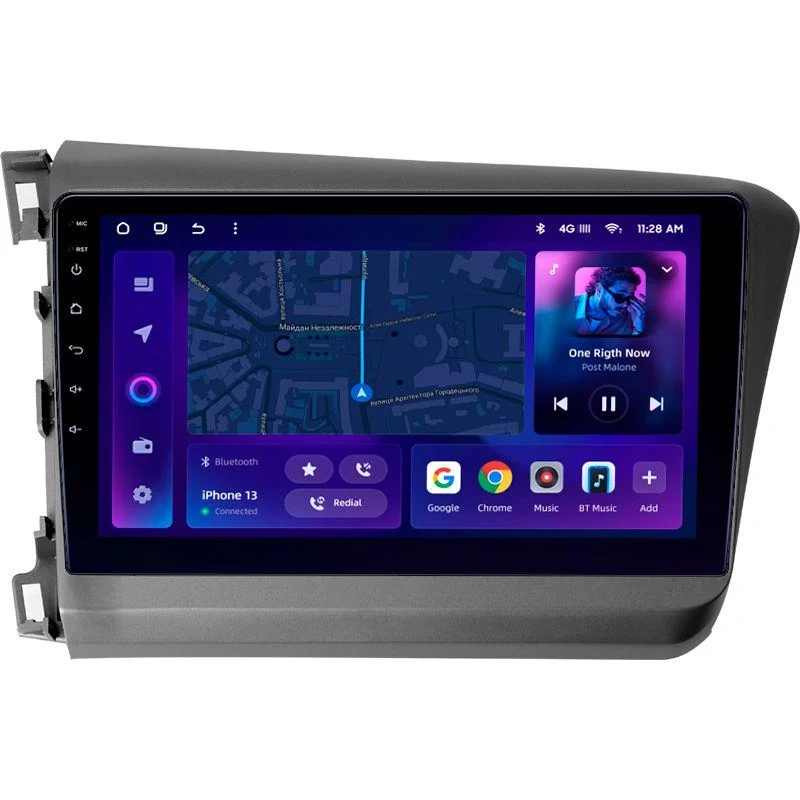 Navigatie Auto MOSS M2 Honda Civic 9 2011-2017 4+64GB 9" IPS Octa-core 1.6Ghz, Android 4G Bluetooth 5.1 DSP [1]
