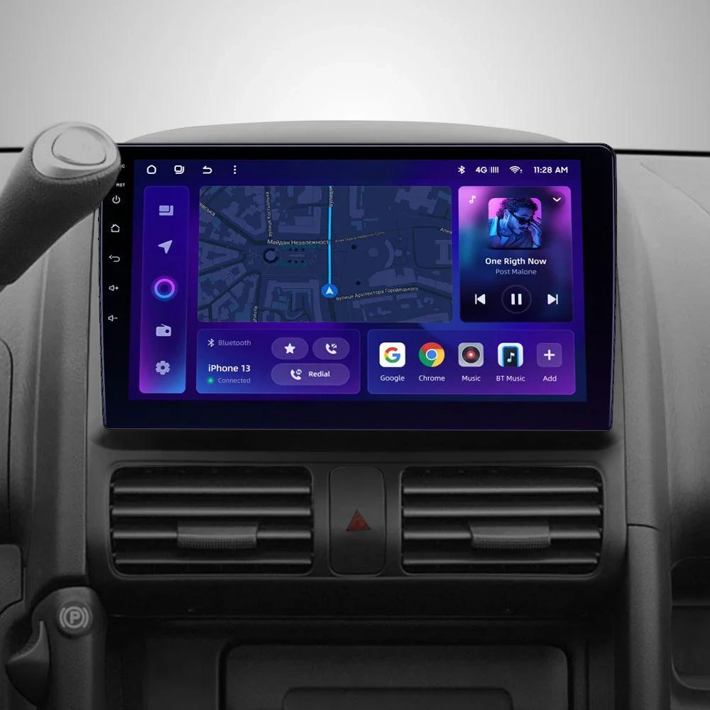 Navigatie Auto MOSS M2 Honda CR-V 2 2001-2006 4+32GB 9" IPS Octa-core 1.6Ghz, Android 4G Bluetooth 5.1 DSP [2]