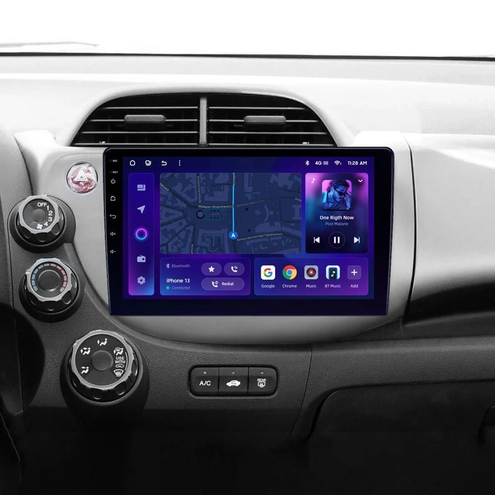 Navigatie Auto MOSS M2 Honda Jazz 2 2007-2014 4+32GB 10" IPS Octa-core 1.6Ghz, Android 4G Bluetooth 5.1 DSP [2]