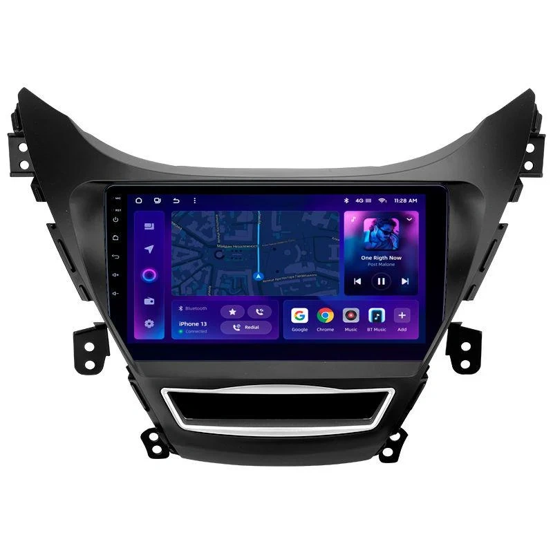 Navigatie Auto MOSS M2 Hyundai Elantra 5 2010-2016 4+32GB 9" IPS Octa-core 1.6Ghz, Android 4G Bluetooth 5.1 DSP [1]