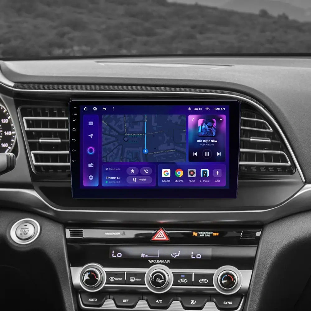 Navigatie Auto MOSS M2 Hyundai Elantra 6 2018-2020 4+32GB 9" IPS Octa-core 1.6Ghz, Android 4G Bluetooth 5.1 DSP [2]