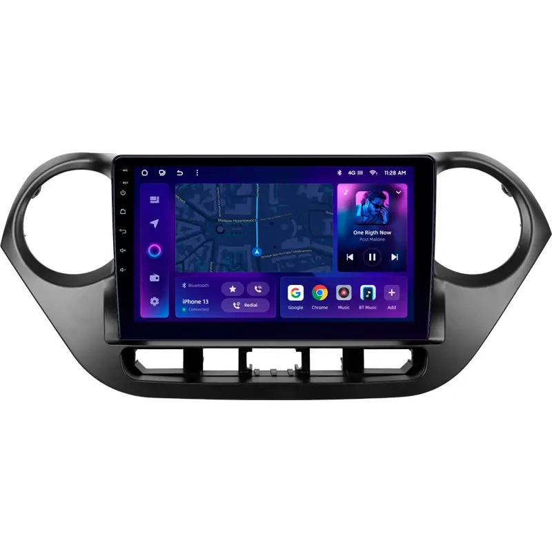 Navigatie Auto MOSS M2 Hyundai i10 2013-2016 4+64GB 10" IPS Octa-core 1.6Ghz, Android 4G Bluetooth 5.1 DSP [1]