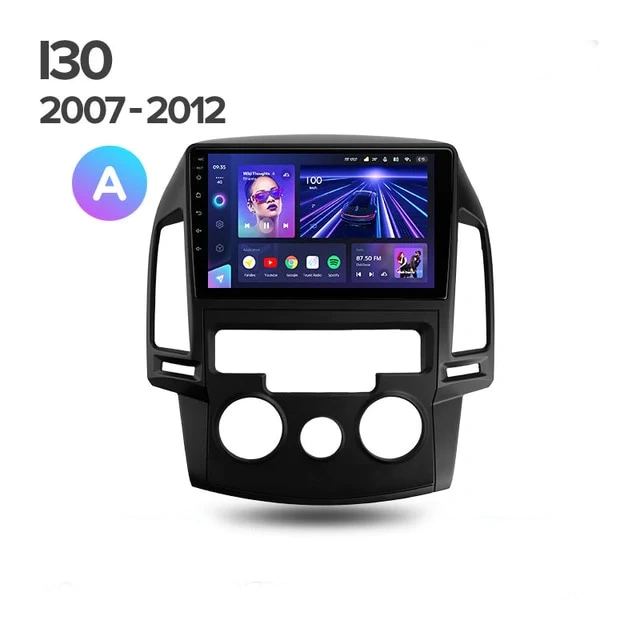 Navigatie Auto MOSS M2 Hyundai i30 2007-2012 4+64GB 9" IPS Octa-core 1.6Ghz, Android 4G Bluetooth 5.1 DSP [5]