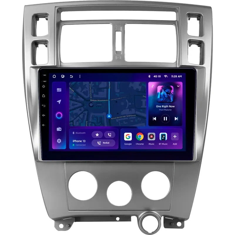 Navigatie Auto MOSS M2 Hyundai Tucson 1 2004-2009 4+64GB 10" IPS Octa-core 1.6Ghz, Android 4G Bluetooth 5.1 DSP [1]