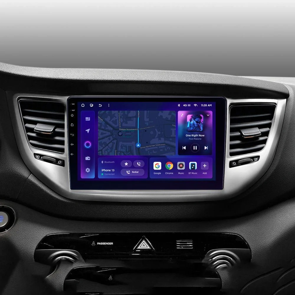 Navigatie Auto MOSS M2 Hyundai Tucson 3 2015-2018 4+64GB 9" IPS Octa-core 1.6Ghz, Android 4G Bluetooth 5.1 DSP [2]