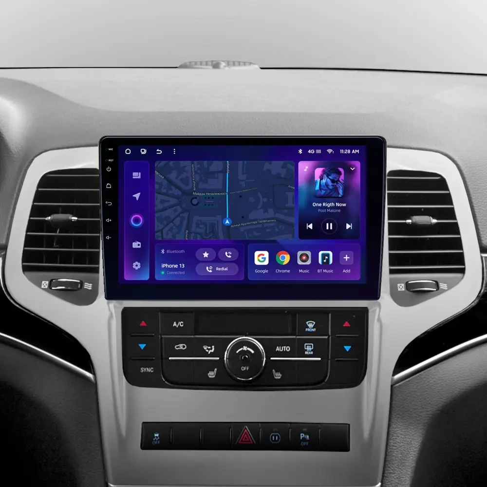 Navigatie Auto MOSS M2 Jeep Grand Cherokee 2 2010-2013 4+64GB 9" IPS Octa-core 1.6Ghz, Android 4G Bluetooth 5.1 DSP [2]