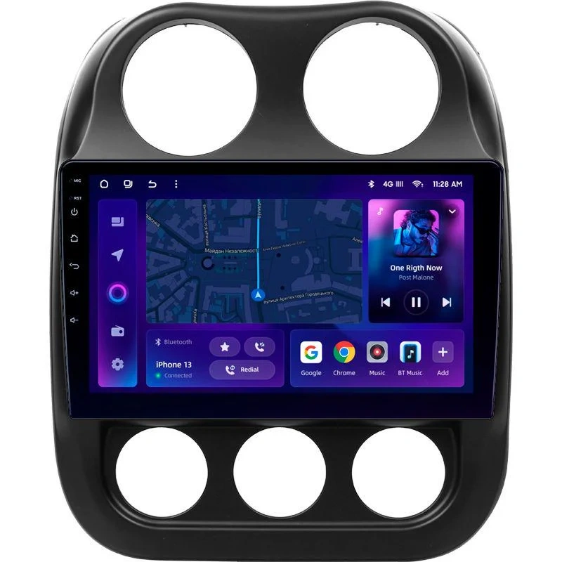 Navigatie Auto MOSS M2 Jeep Patriot 2009-2015 4+32GB 10" IPS Octa-core 1.6Ghz, Android 4G Bluetooth 5.1 DSP [1]