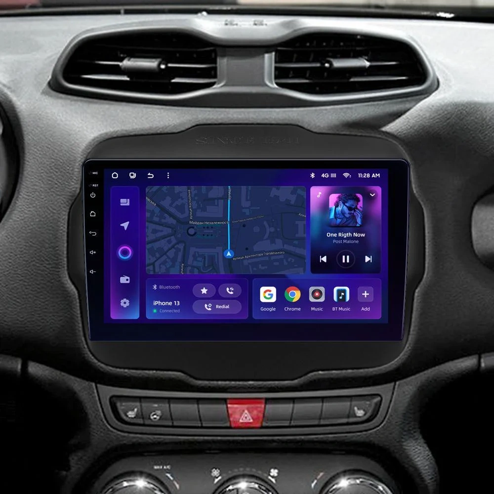 Navigatie Auto MOSS M2 Jeep Renegade 2014-2018 4+32GB 9" IPS Octa-core 1.6Ghz, Android 4G Bluetooth 5.1 DSP [2]