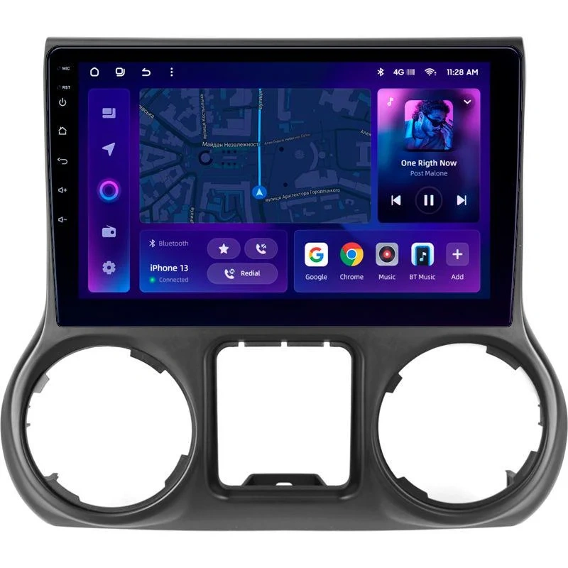 Navigatie Auto MOSS M2 Jeep Wrangler 3 2010-2018 4+32GB 10" IPS Octa-core 1.6Ghz, Android 4G Bluetooth 5.1 DSP [1]