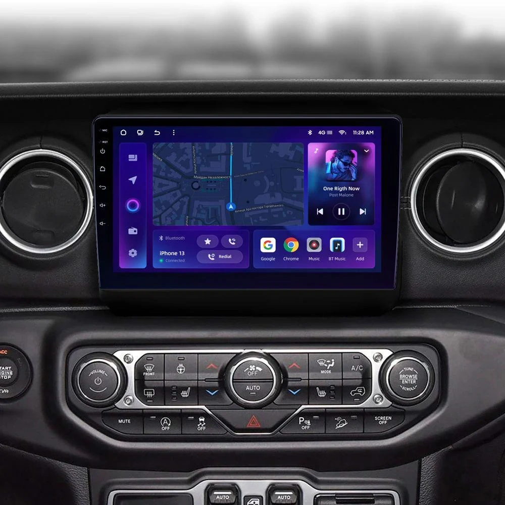 Navigatie Auto MOSS M2 Jeep Wrangler 4 2018-2019 4+32GB 9" IPS Octa-core 1.6Ghz, Android 4G Bluetooth 5.1 DSP [2]