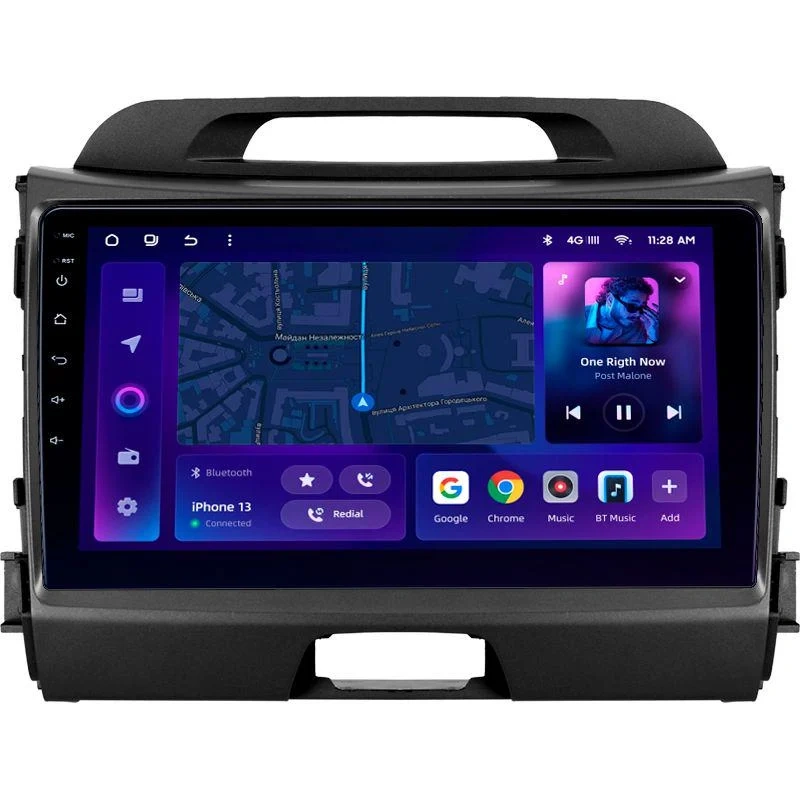 Navigatie Auto MOSS M2 Kia Sportage 3 2010-2016 4+64GB 9" IPS Octa-core 1.6Ghz, Android 4G Bluetooth 5.1 DSP [1]