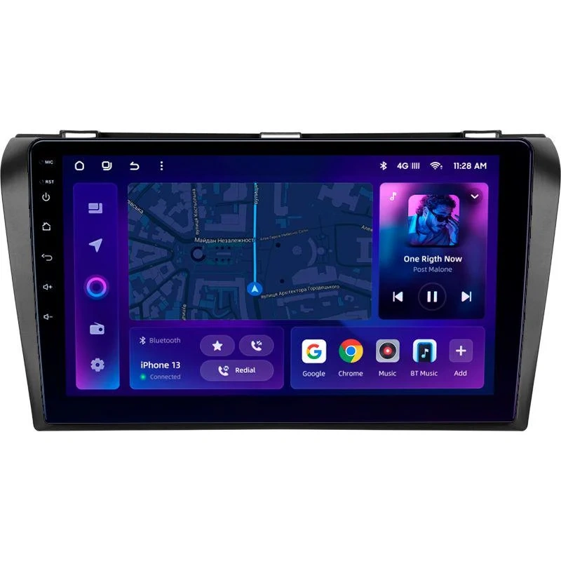 Navigatie Auto MOSS M2 Mazda 3 I 2003-2009 4+32GB 9" IPS Octa-core 1.6Ghz, Android 4G Bluetooth 5.1 DSP [1]