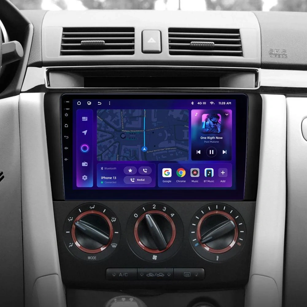 Navigatie Auto MOSS M2 Mazda 3 I 2003-2009 4+64GB 9" IPS Octa-core 1.6Ghz, Android 4G Bluetooth 5.1 DSP [2]