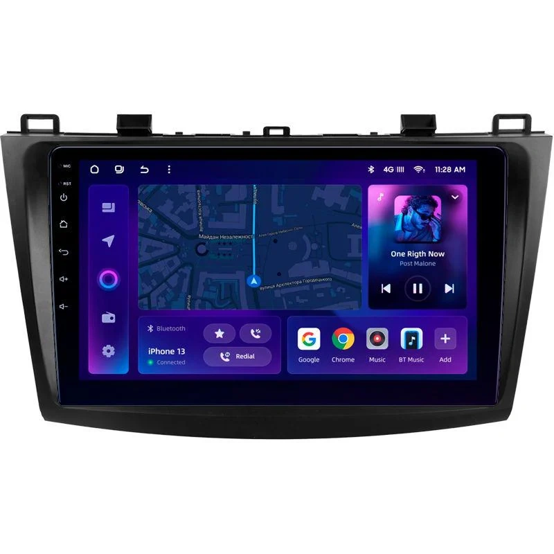 Navigatie Auto MOSS M2 Mazda 3 II 2009-2013 4+64GB 9" IPS Octa-core 1.6Ghz, Android 4G Bluetooth 5.1 DSP [1]