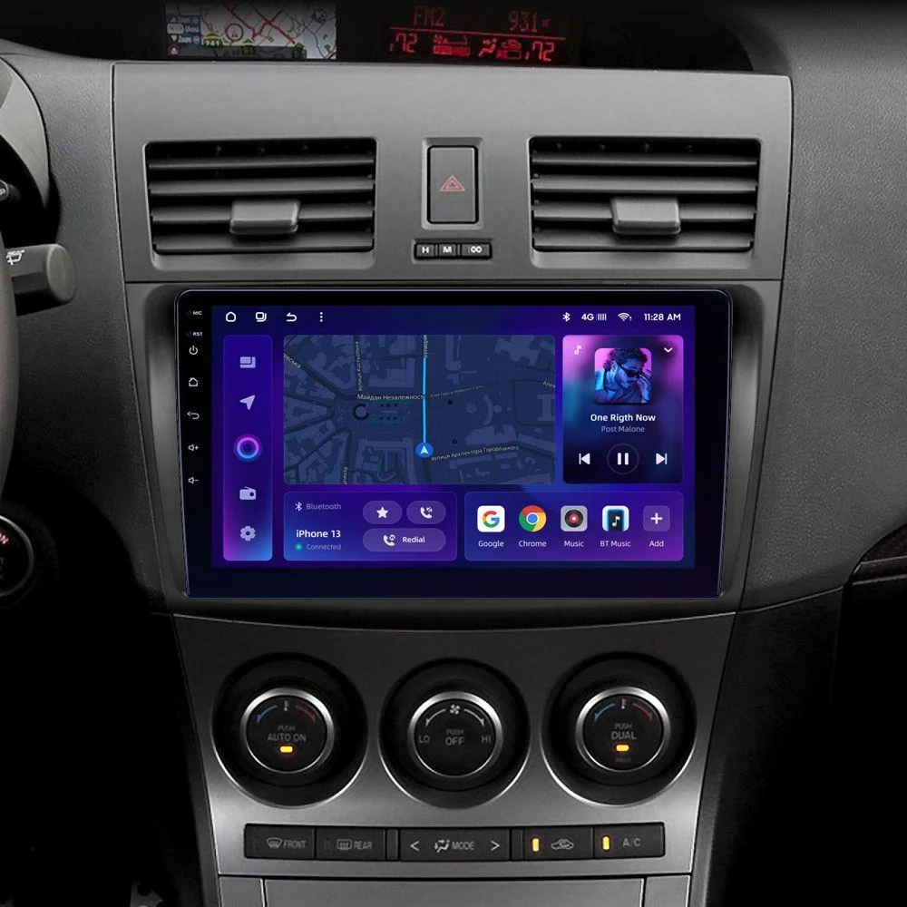 Navigatie Auto MOSS M2 Mazda 3 II 2009-2013 4+64GB 9" IPS Octa-core 1.6Ghz, Android 4G Bluetooth 5.1 DSP [2]