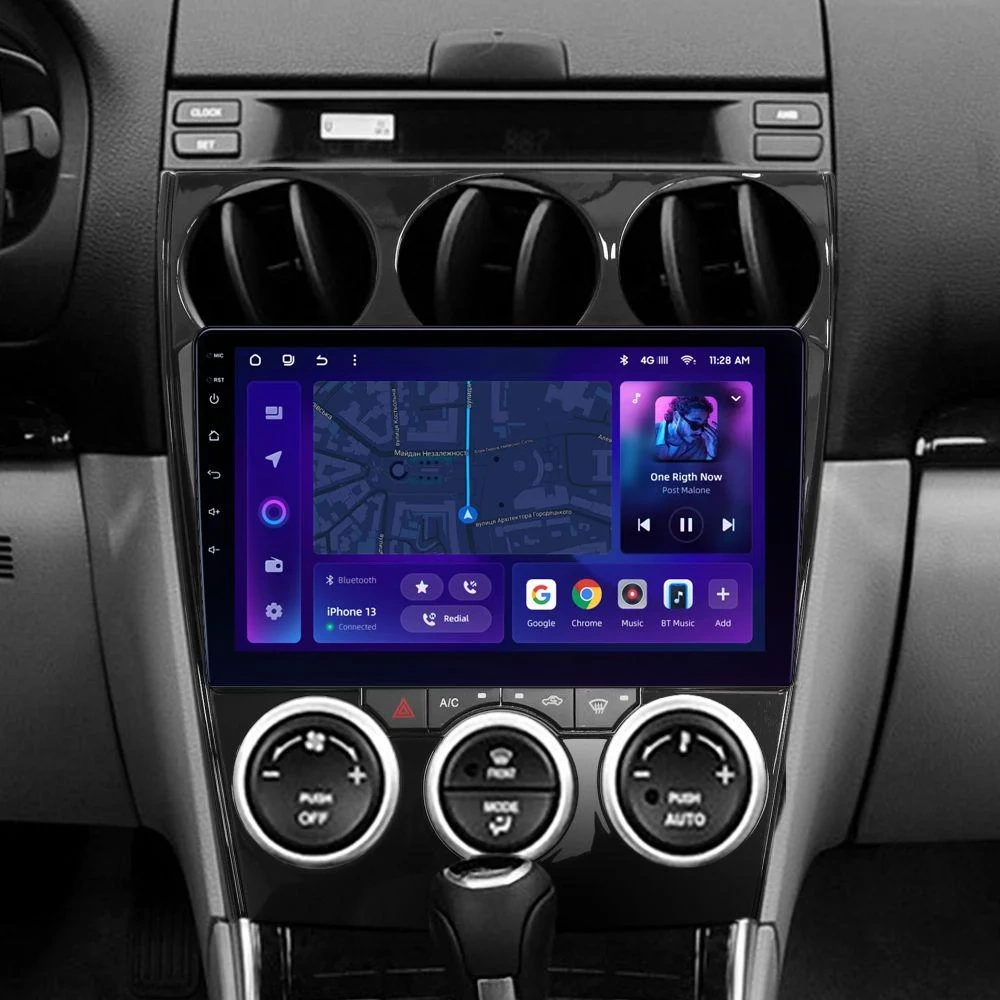 Navigatie Auto MOSS M2 Mazda 6 2002-2007 4+32GB 9" IPS Octa-core 1.6Ghz, Android 4G Bluetooth 5.1 DSP [2]