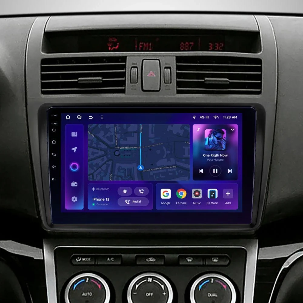 Navigatie Auto MOSS M2 Mazda 6 2007-2012 4+64GB 9" IPS Octa-core 1.6Ghz, Android 4G Bluetooth 5.1 DSP [2]