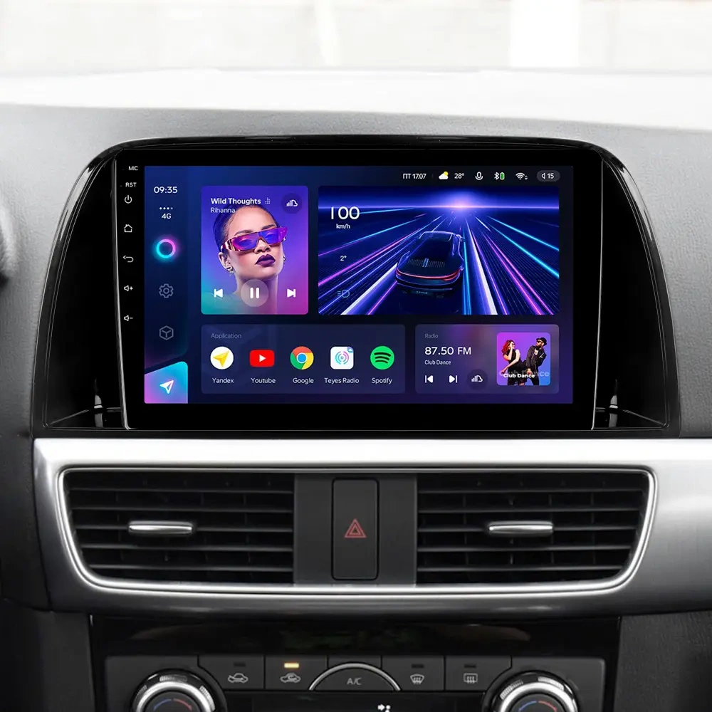 Navigatie Auto MOSS M2 Mazda CX-5 2012-2015 4+64GB 9" IPS Octa-core 1.6Ghz, Android 4G Bluetooth 5.1 DSP [2]