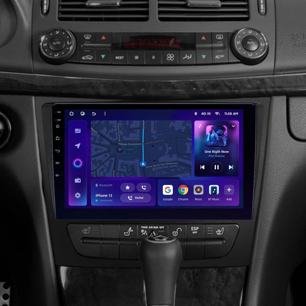Navigatie Auto MOSS M2 Mercedes-Benz E Class W211 2002-2009 4+64GB 9" IPS Octa-core 1.6Ghz, Android 4G Bluetooth 5.1 DSP [2]