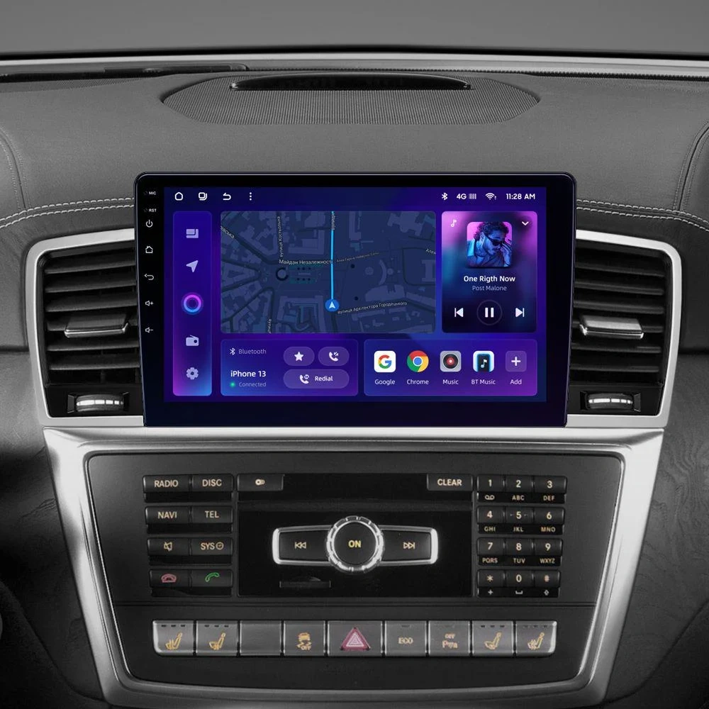 Navigatie Auto MOSS M2 Mercedes-Benz ML W166 2011-2015 4+32GB 9" IPS Octa-core 1.6Ghz, Android 4G Bluetooth 5.1 DSP [2]