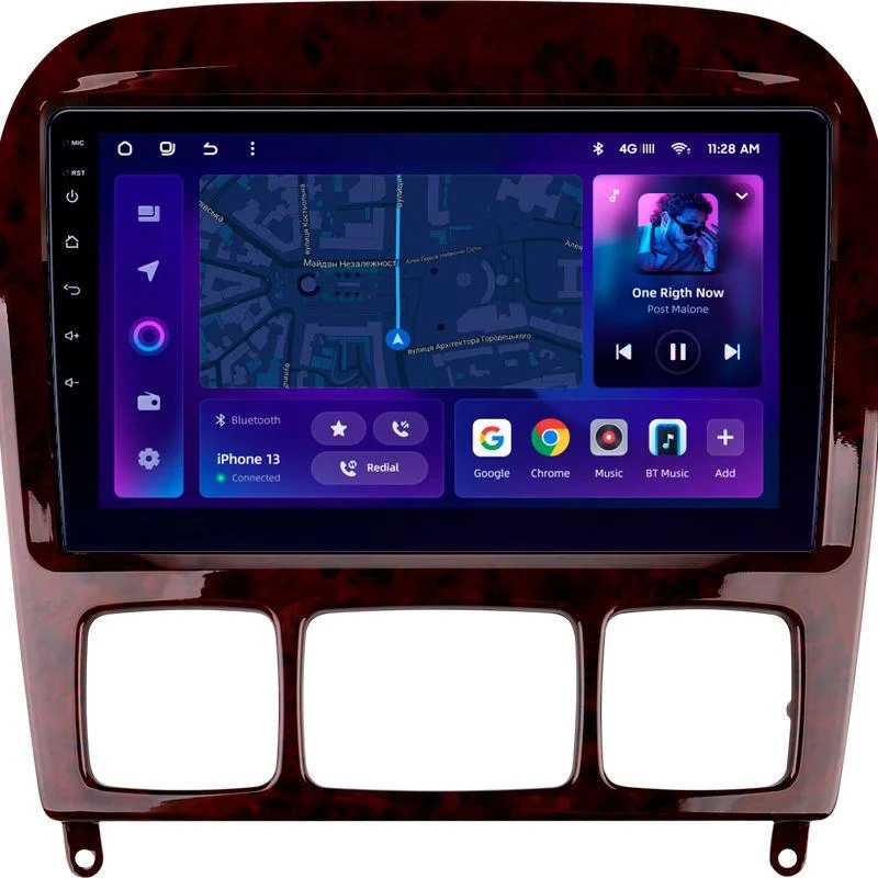 Navigatie Auto MOSS M2 Mercedes-Benz S Class W220 1998-2005 4+32GB 9" IPS Octa-core 1.6Ghz, Android 4G Bluetooth 5.1 DSP [1]