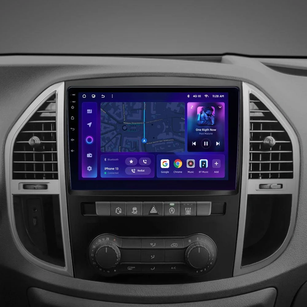 Navigatie Auto MOSS M2 Mercedes-Benz Vito 3 2014-2023 4+32GB 10" IPS Octa-core 1.6Ghz, Android 4G Bluetooth 5.1 DSP [2]