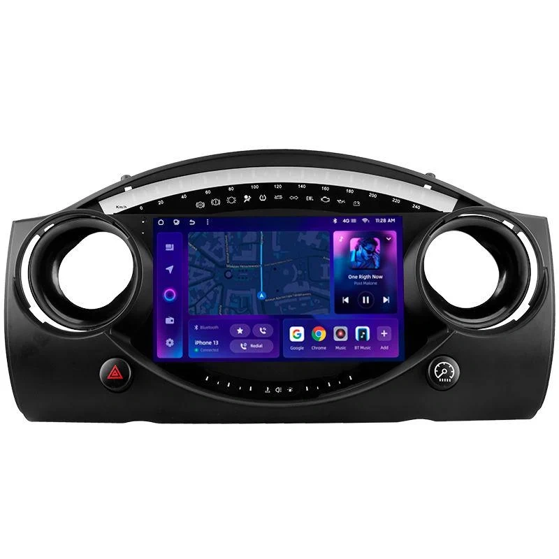 Navigatie Auto MOSS M2 MINI 2000-2006 4+32GB 9" IPS Octa-core 1.6Ghz, Android 4G Bluetooth 5.1 DSP [1]