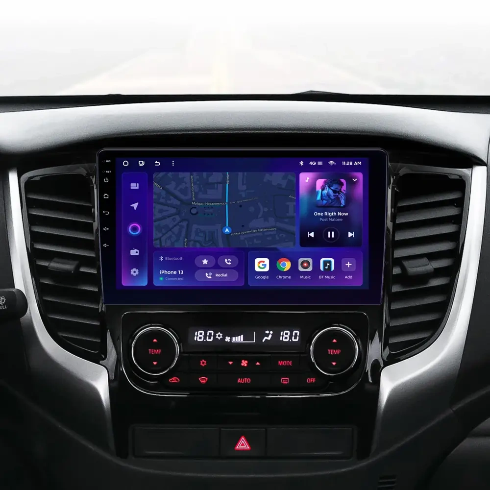 Navigatie Auto MOSS M2 Mitsubishi L200 5 2015-2019 4+32GB 9" IPS Octa-core 1.6Ghz, Android 4G Bluetooth 5.1 DSP [2]