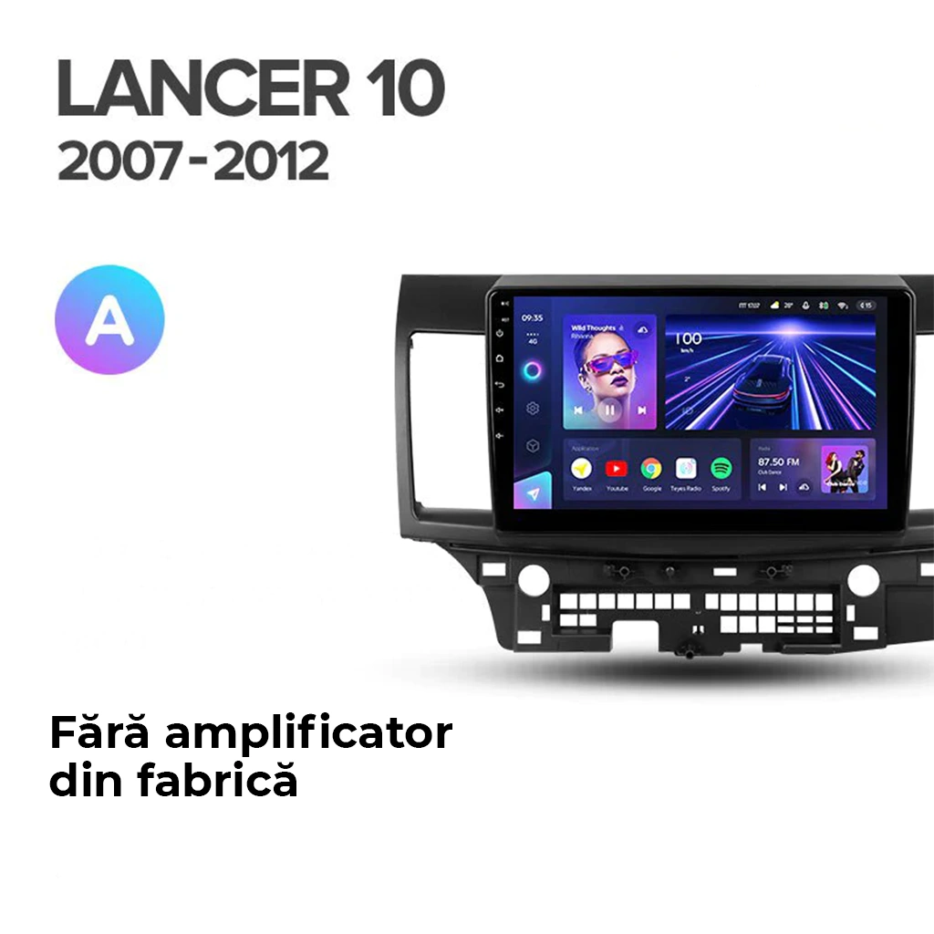 Navigatie Auto MOSS M2 Mitsubishi Lancer 9 2007-2010 4+64GB 10" IPS Octa-core 1.6Ghz, Android 4G Bluetooth 5.1 DSP [6]