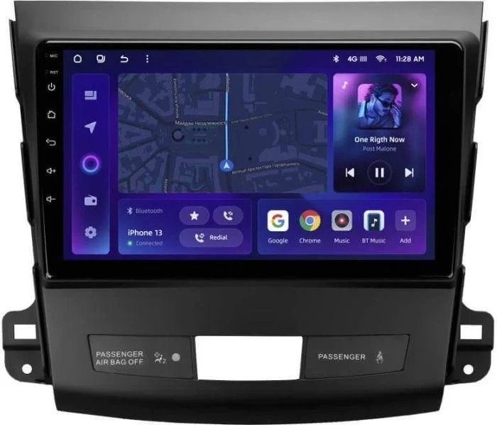 Navigatie Auto MOSS M2 Mitsubishi Outlander 2 2007-2013 4+32GB 9" IPS Octa-core 1.6Ghz, Android 4G Bluetooth 5.1 DSP [1]