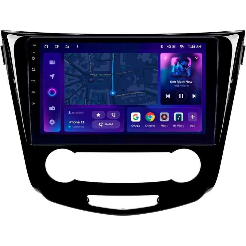 Navigatie Auto MOSS M2 Nissan Qashqai 2 J11 2013-2017 4+64GB 10" IPS Octa-core 1.6Ghz, Android 4G Bluetooth 5.1 DSP [1]