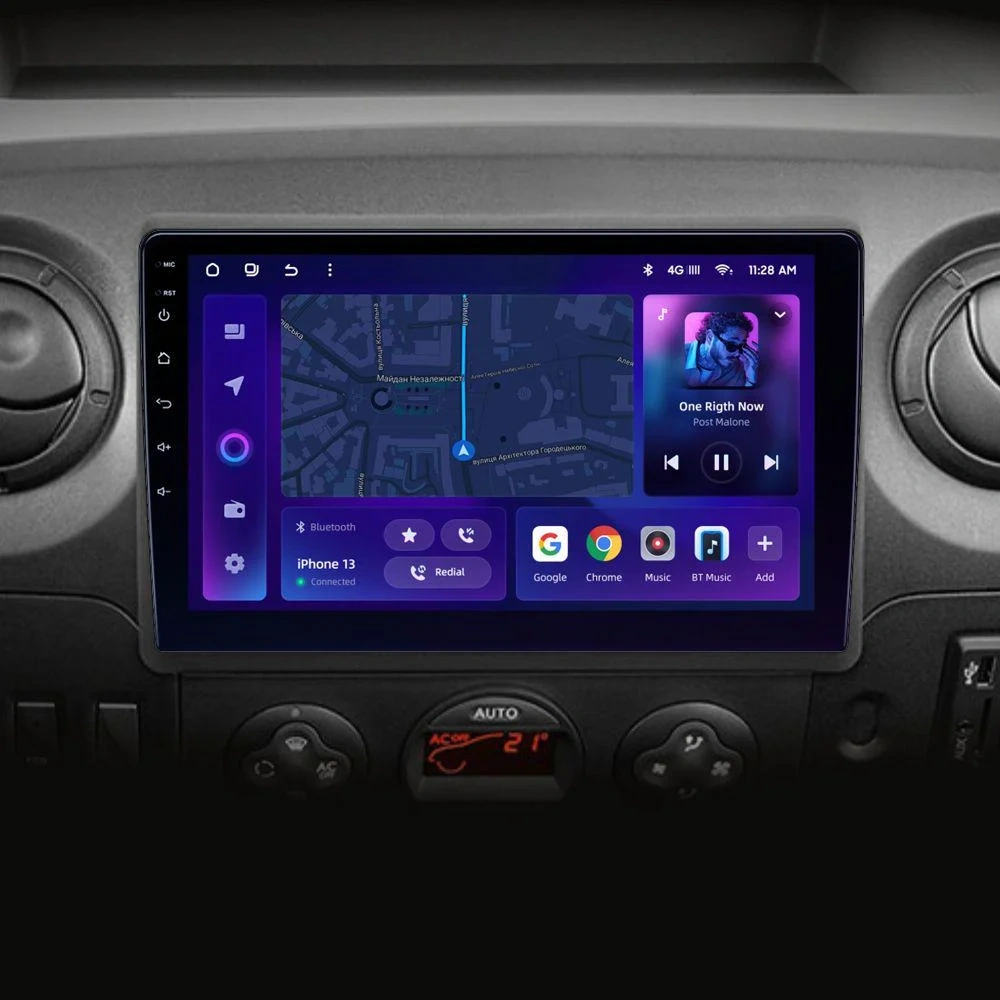 Navigatie Auto MOSS M2 Opel Movano B 2010-2019 4+64GB 10" IPS Octa-core 1.6Ghz, Android 4G Bluetooth 5.1 DSP [2]