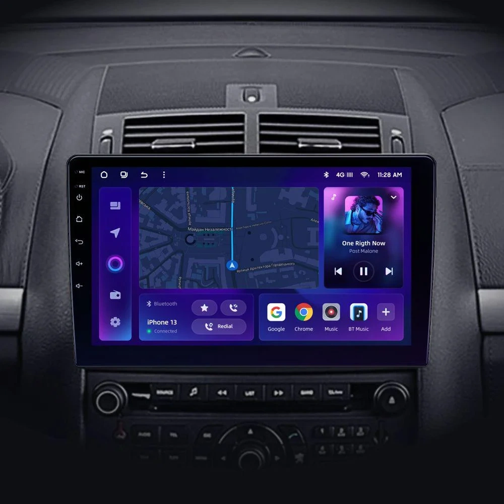 Navigatie Auto MOSS M2 Peugeot 407 2004-2011 4+64GB 9" IPS Octa-core 1.6Ghz, Android 4G Bluetooth 5.1 DSP [2]
