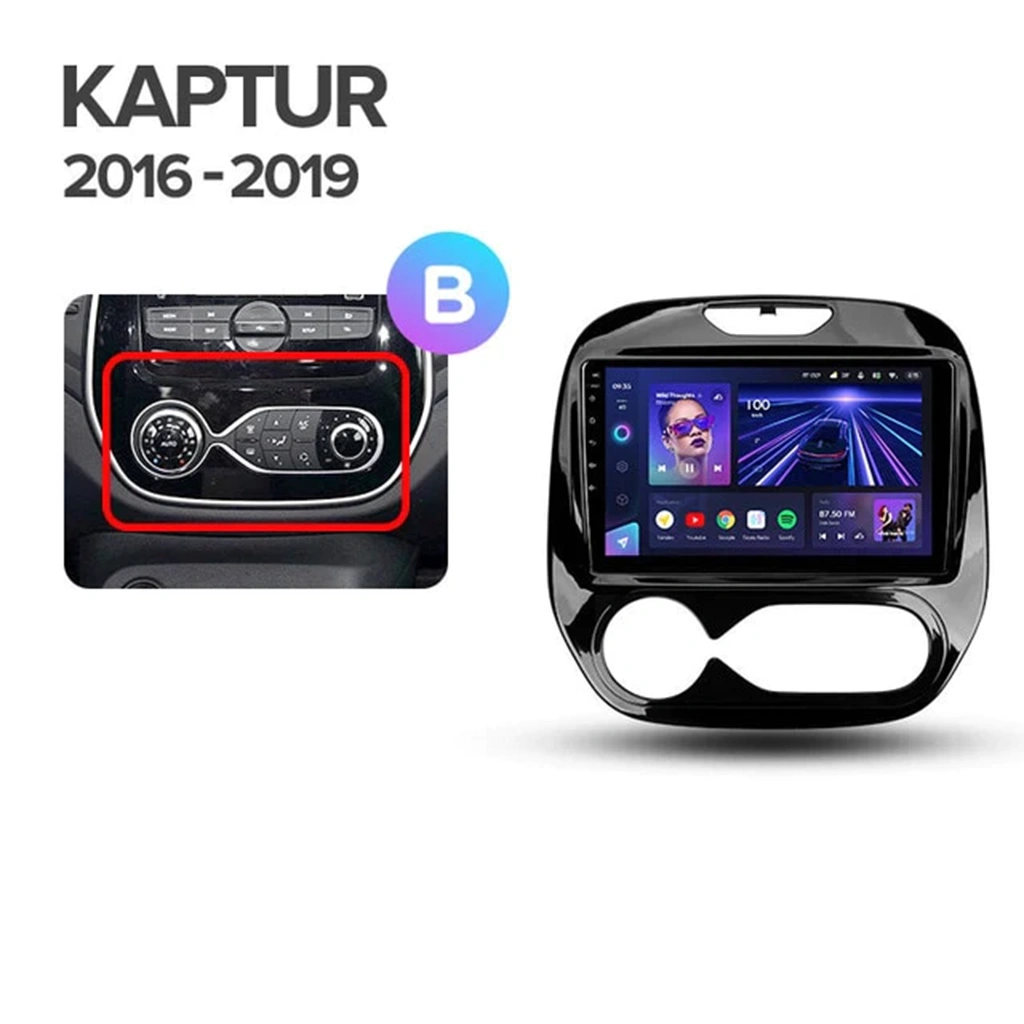 Navigatie Auto MOSS M2 Renault Captur 2016-2019 4+64GB 9" IPS Octa-core 1.6Ghz, Android 4G Bluetooth 5.1 DSP [6]