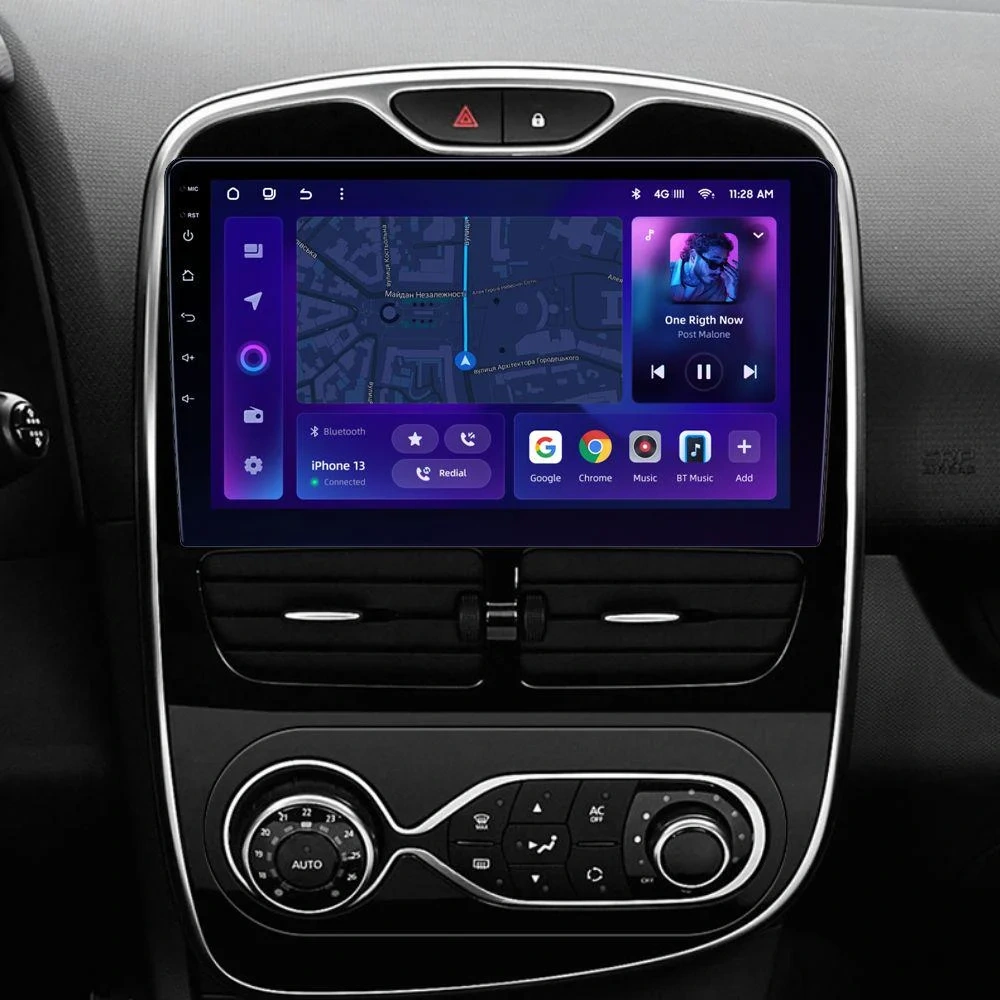 Navigatie Auto MOSS M2 Renault Clio 4 2016-2019 4+64GB 10" IPS Octa-core 1.6Ghz, Android 4G Bluetooth 5.1 DSP [2]