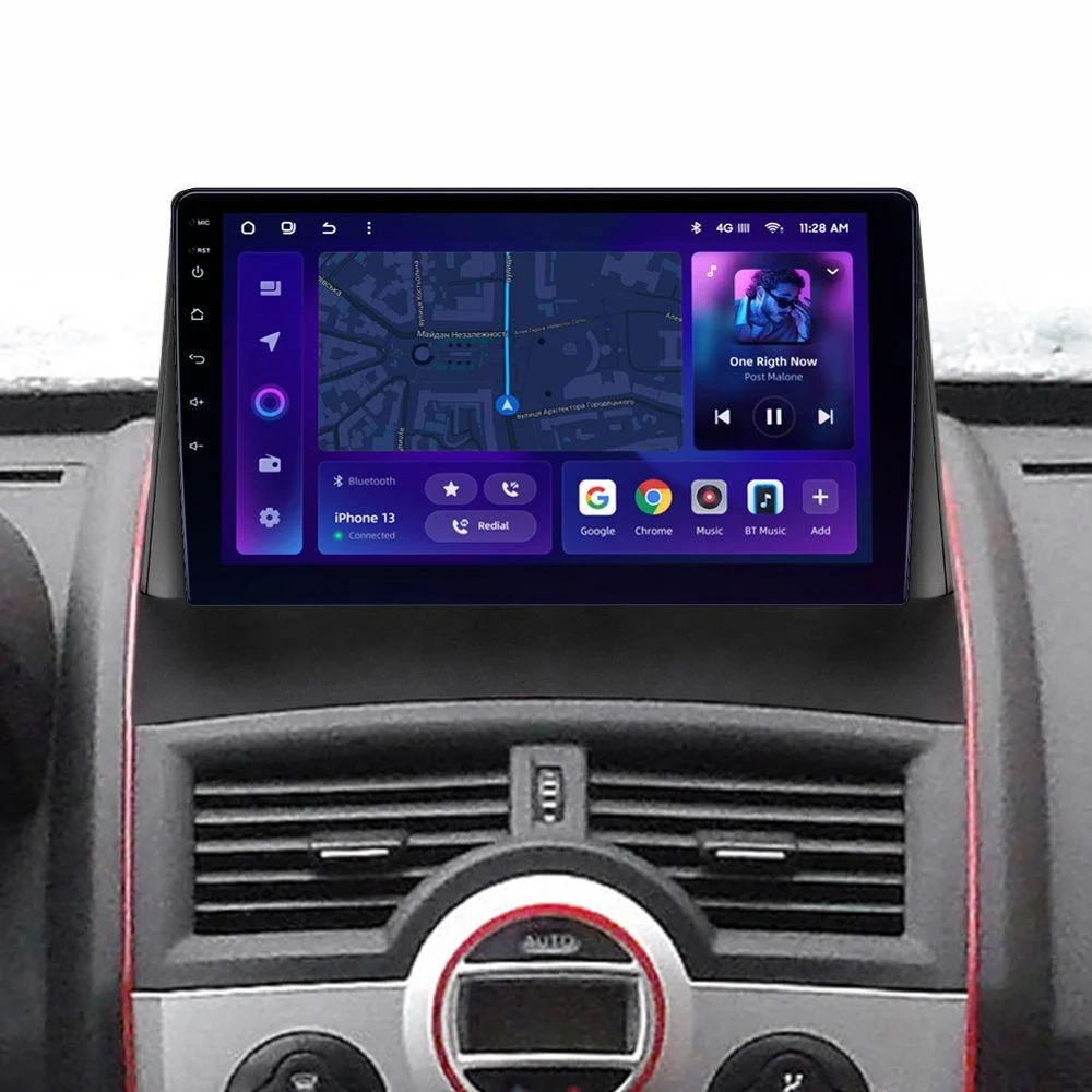 Navigatie Auto MOSS M2 Renault Megane 2 2002-2009 4+32GB 9" IPS Octa-core 1.6Ghz, Android 4G Bluetooth 5.1 DSP [2]