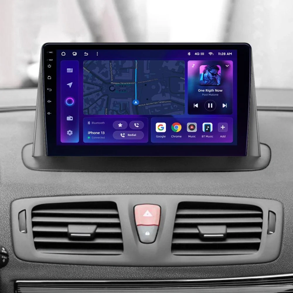 Navigatie Auto MOSS M2 Renault Megane 3 2008-2014 4+64GB 9" IPS Octa-core 1.6Ghz, Android 4G Bluetooth 5.1 DSP [2]