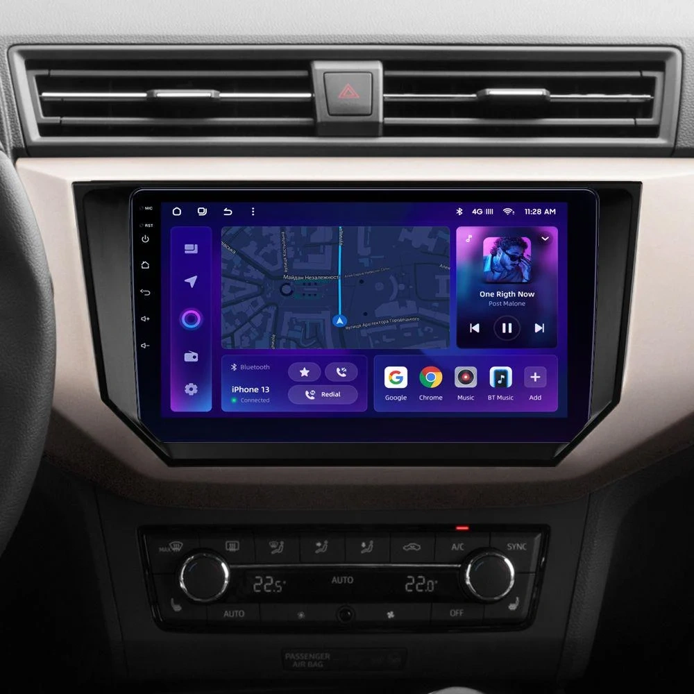 Navigatie Auto MOSS M2 Seat Ibiza 5 2017-2020 4+32GB 9" IPS Octa-core 1.6Ghz, Android 4G Bluetooth 5.1 DSP [2]