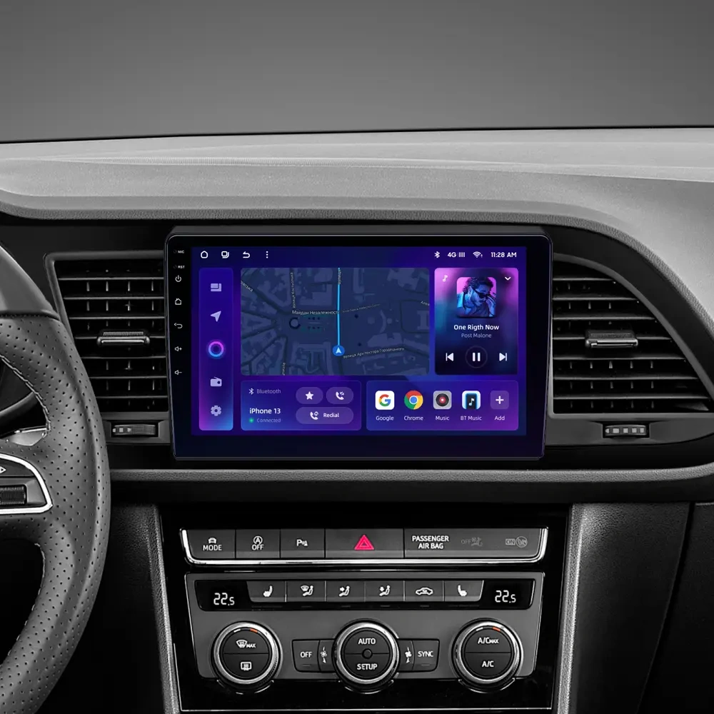 Navigatie Auto MOSS M2 Seat Leon 3 2012-2020 4+64GB 9" IPS Octa-core 1.6Ghz, Android 4G Bluetooth 5.1 DSP [2]