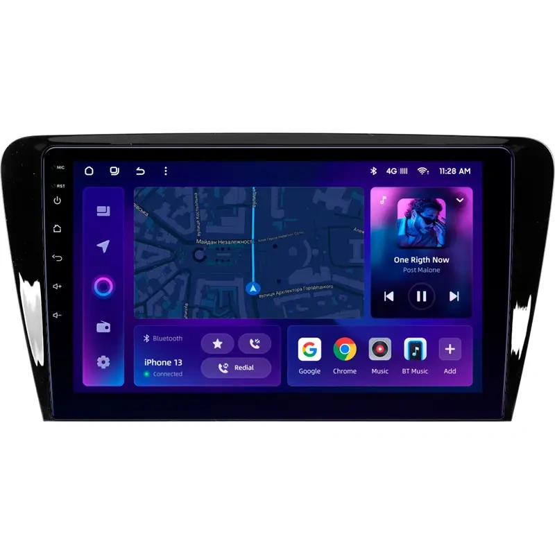 Navigatie Auto MOSS M2 Skoda Octavia 3 2013-2018 4+64GB 10" IPS Octa-core 1.6Ghz, Android 4G Bluetooth 5.1 DSP [1]