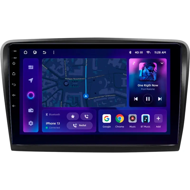 Navigatie Auto MOSS M2 Skoda Superb 2 2008-2015 4+64GB 10" IPS Octa-core 1.6Ghz, Android 4G Bluetooth 5.1 DSP [1]