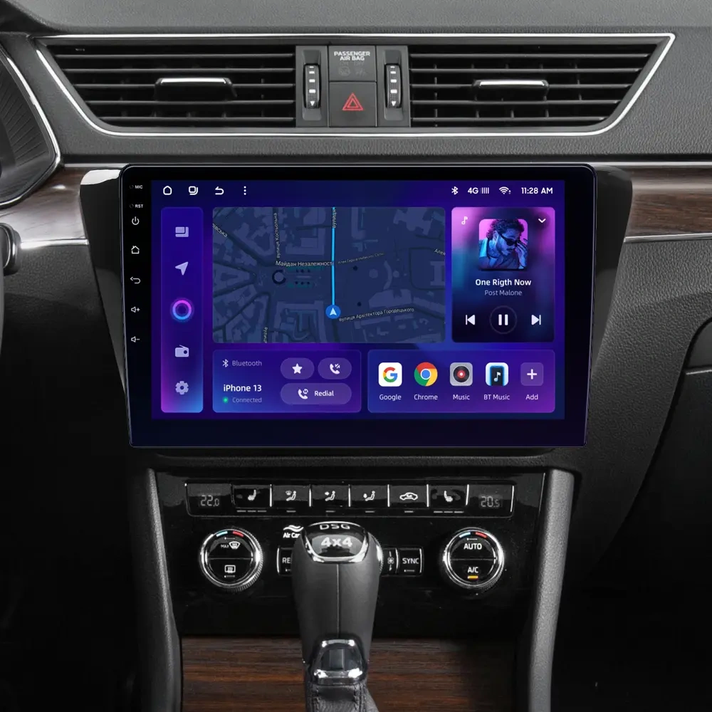 Navigatie Auto MOSS M2 Skoda Superb 3 2015-2019 4+32GB 10" IPS Octa-core 1.6Ghz, Android 4G Bluetooth 5.1 DSP [2]