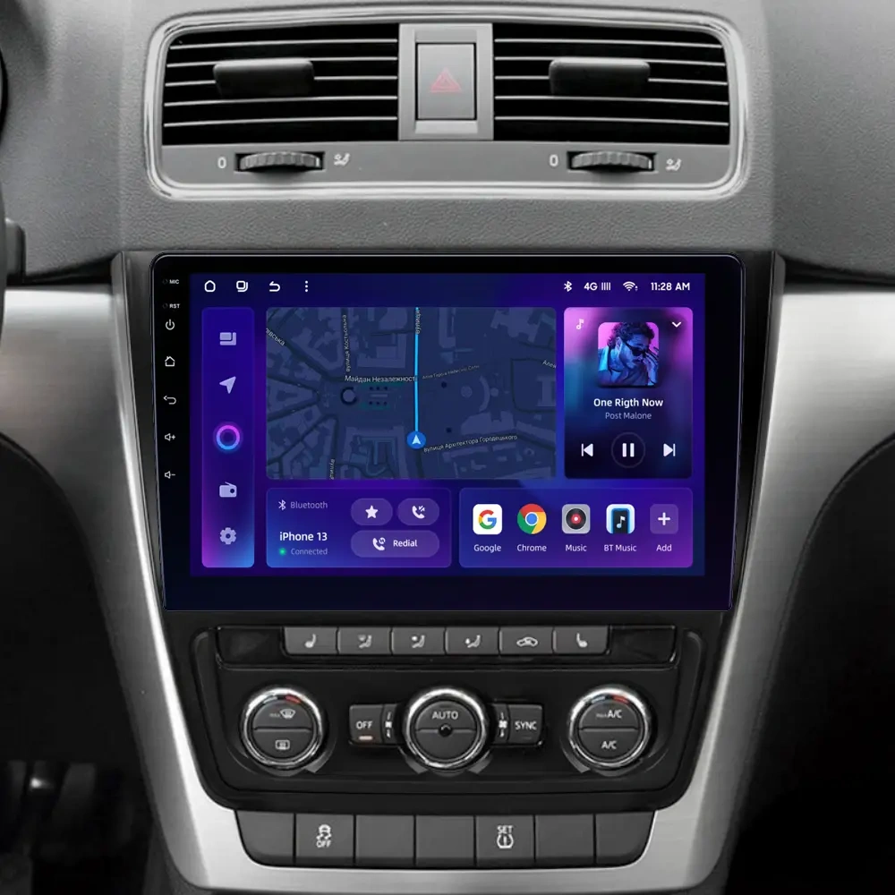 Navigatie Auto MOSS M2 Skoda Yeti 2014-2017 4+32GB 10" IPS Octa-core 1.6Ghz, Android 4G Bluetooth 5.1 DSP [2]