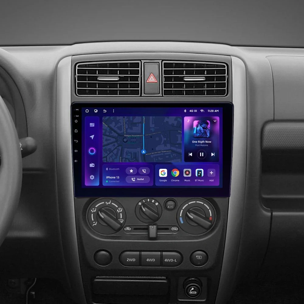Navigatie Auto MOSS M2 Suzuki Jimny 3 2005-2019 4+64GB 9" IPS Octa-core 1.6Ghz, Android 4G Bluetooth 5.1 DSP [2]