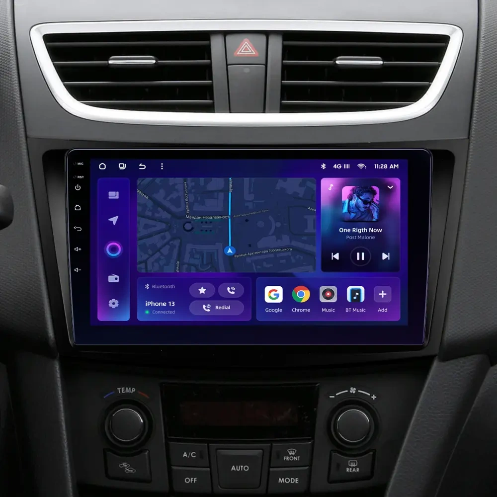 Navigatie Auto MOSS M2 Suzuki Swift 4 2011-2017 4+64GB 9" IPS Octa-core 1.6Ghz, Android 4G Bluetooth 5.1 DSP [2]